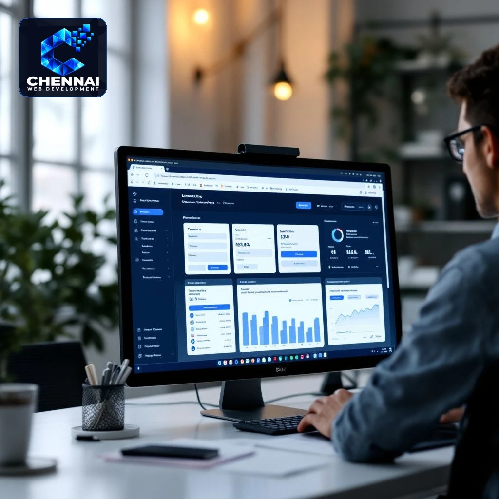 Custom web application development for business portals, dashboards and workflows